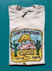 Goat Mountain Multi Color T Shirt- Natural