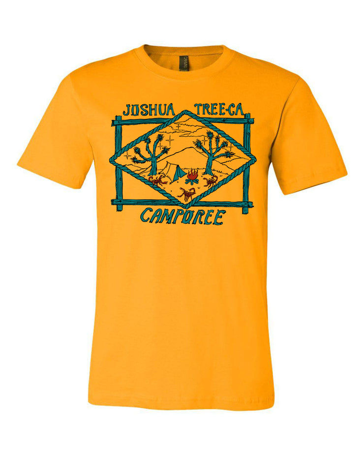 Joshua Tree Camporee T Shirts - Gold