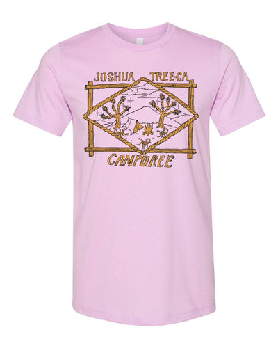 Joshua Tree Camporee T Shirts - Lilac